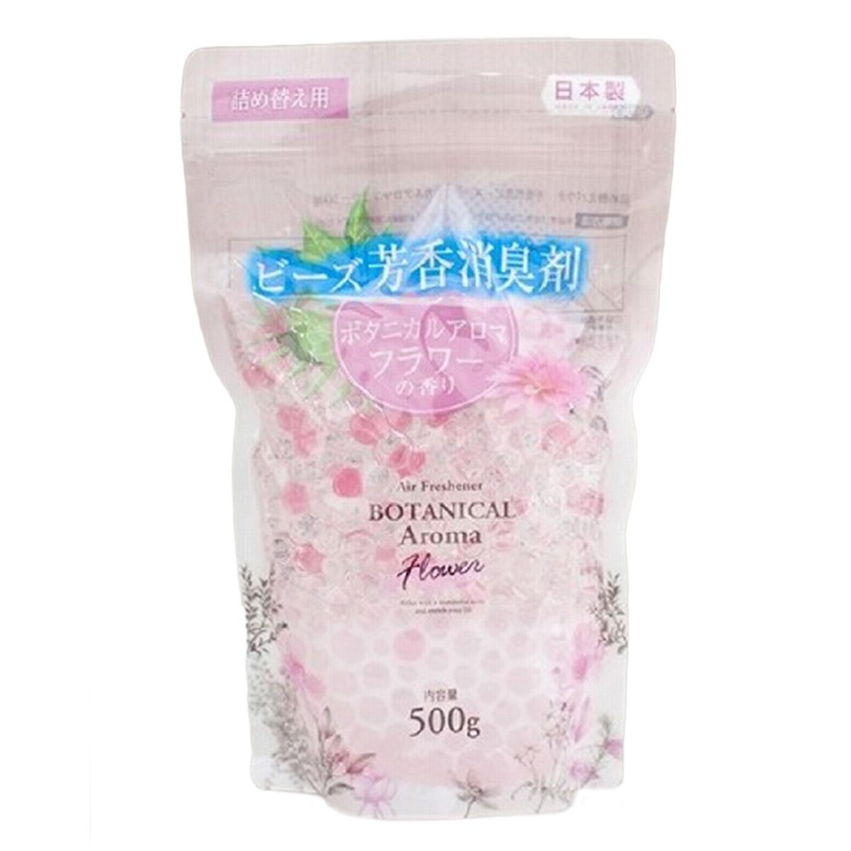 【まとめ買い】詰め替えパウチ消臭ビーズアロマフラワー500g 0459/358351