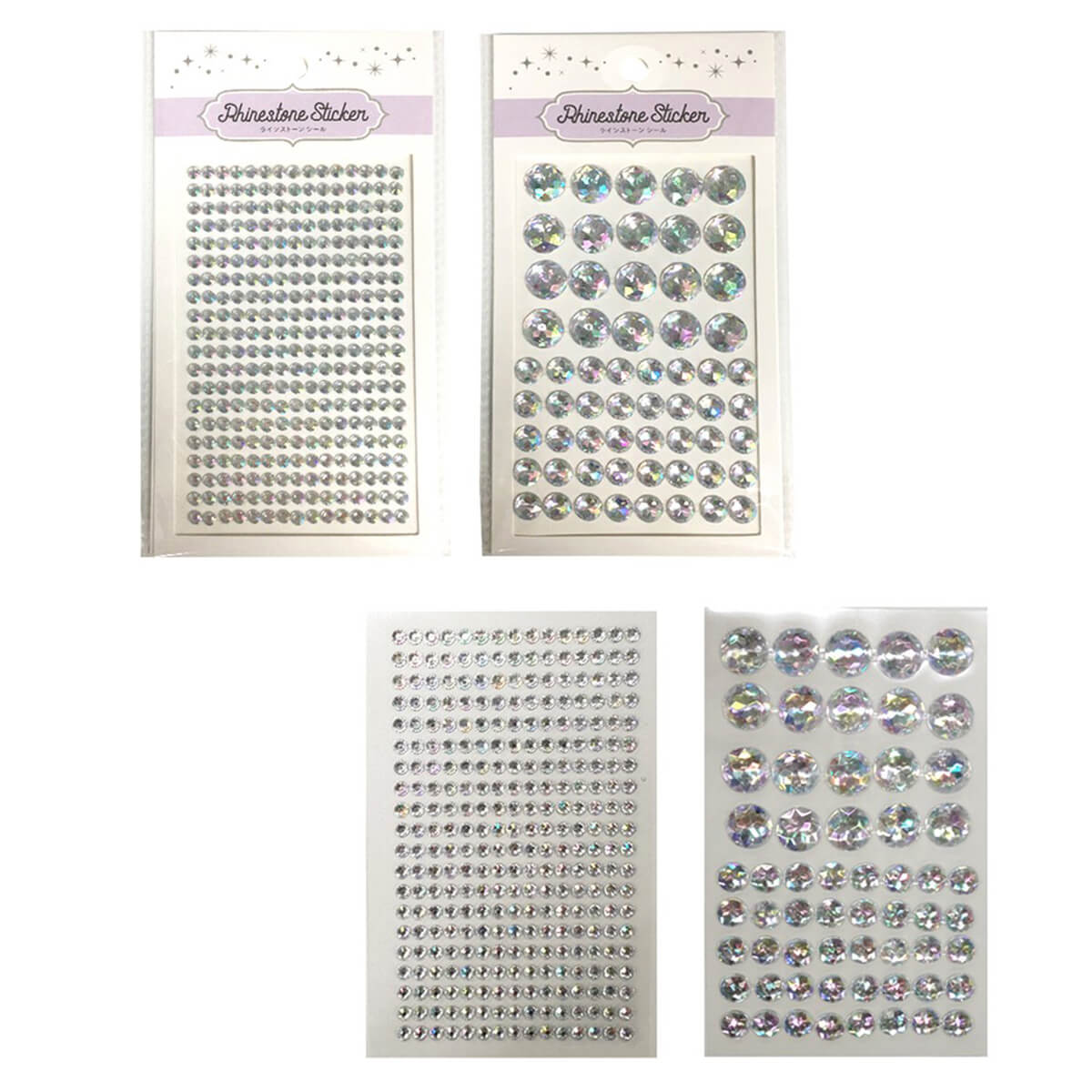 【まとめ買い】ラインストーンシールジュエリーオーロラ 0948/358362