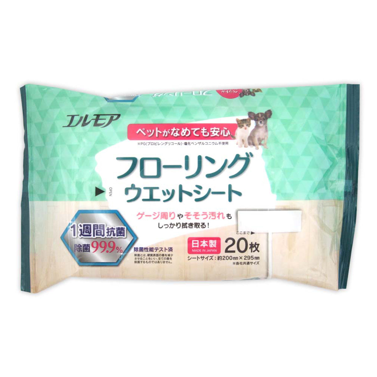 【まとめ買い】エルモア フローリングウエットシート 20枚 0915/358684