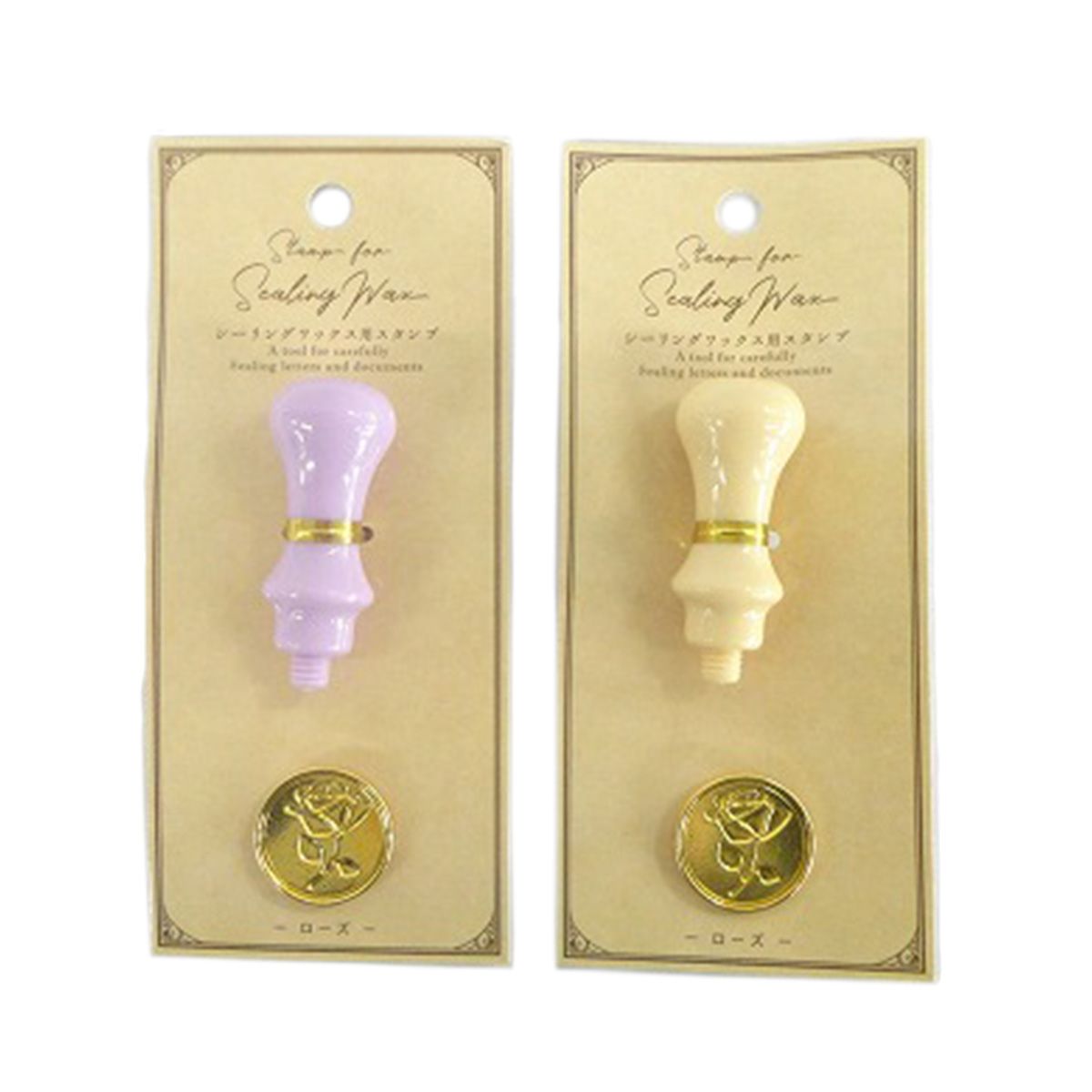 【まとめ買い】シーリングワックス押し型ローズ 0603/358736