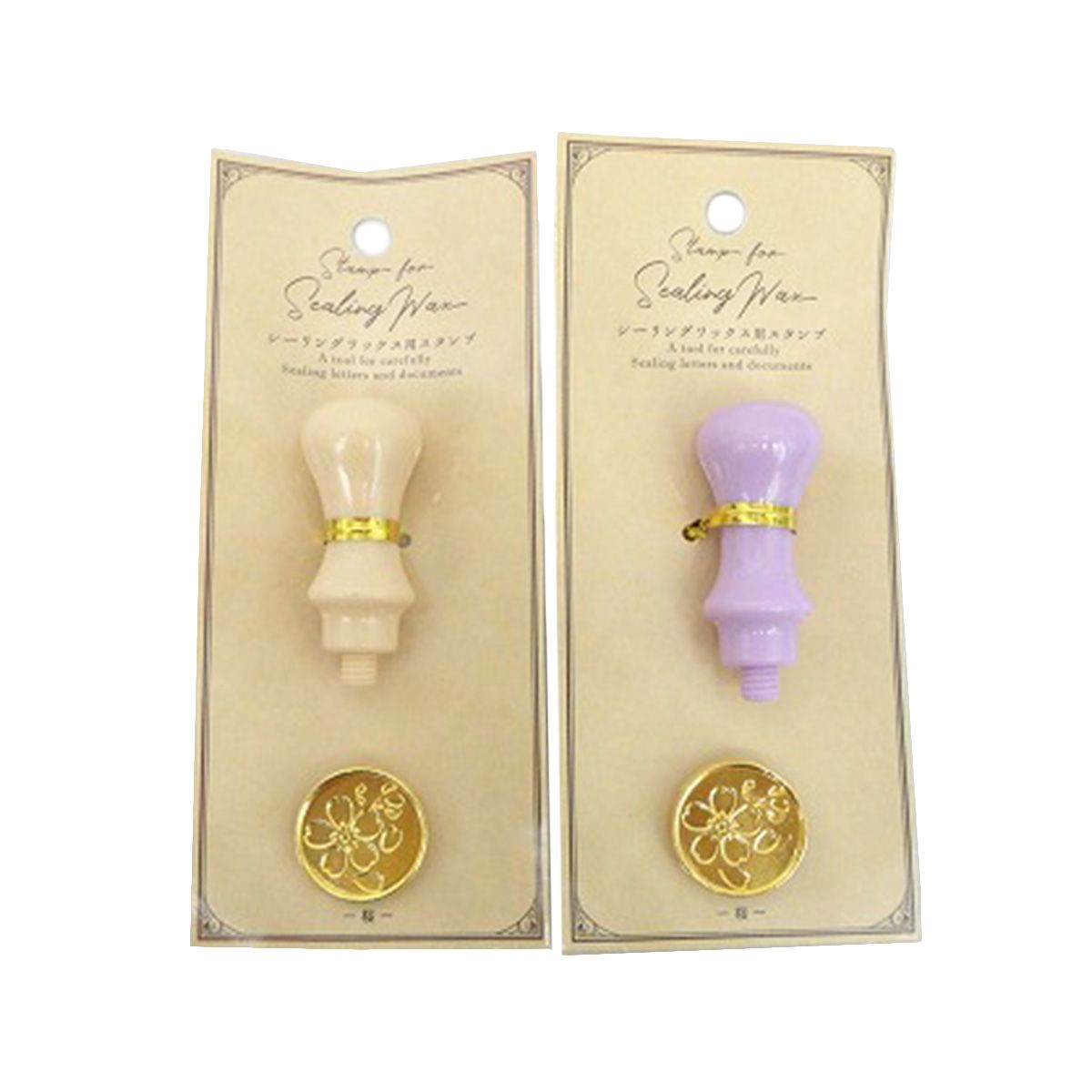 【まとめ買い】シーリングワックス押し型桜 0603/358738