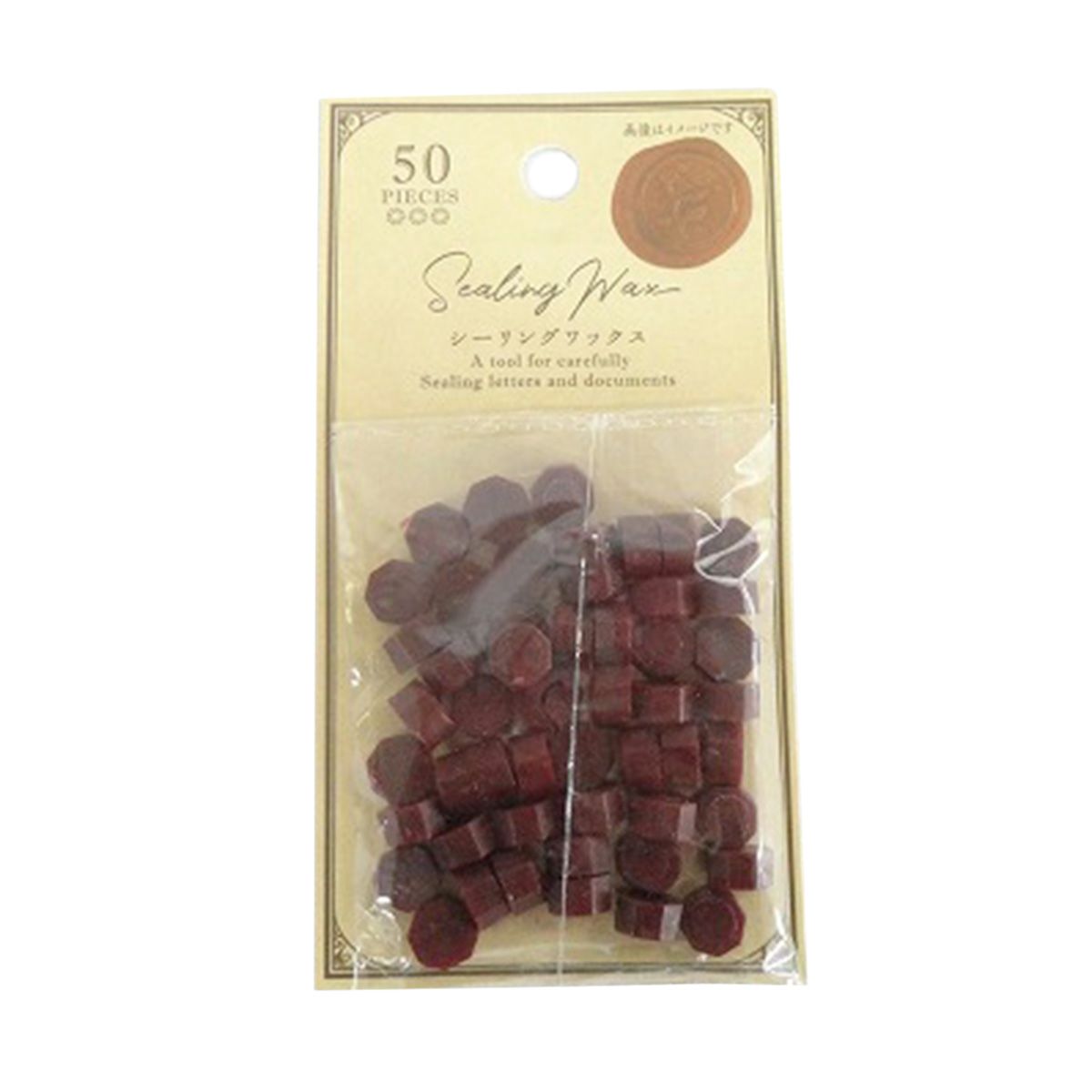 【まとめ買い】シーリングワックスワインレッド50P 0603/358741