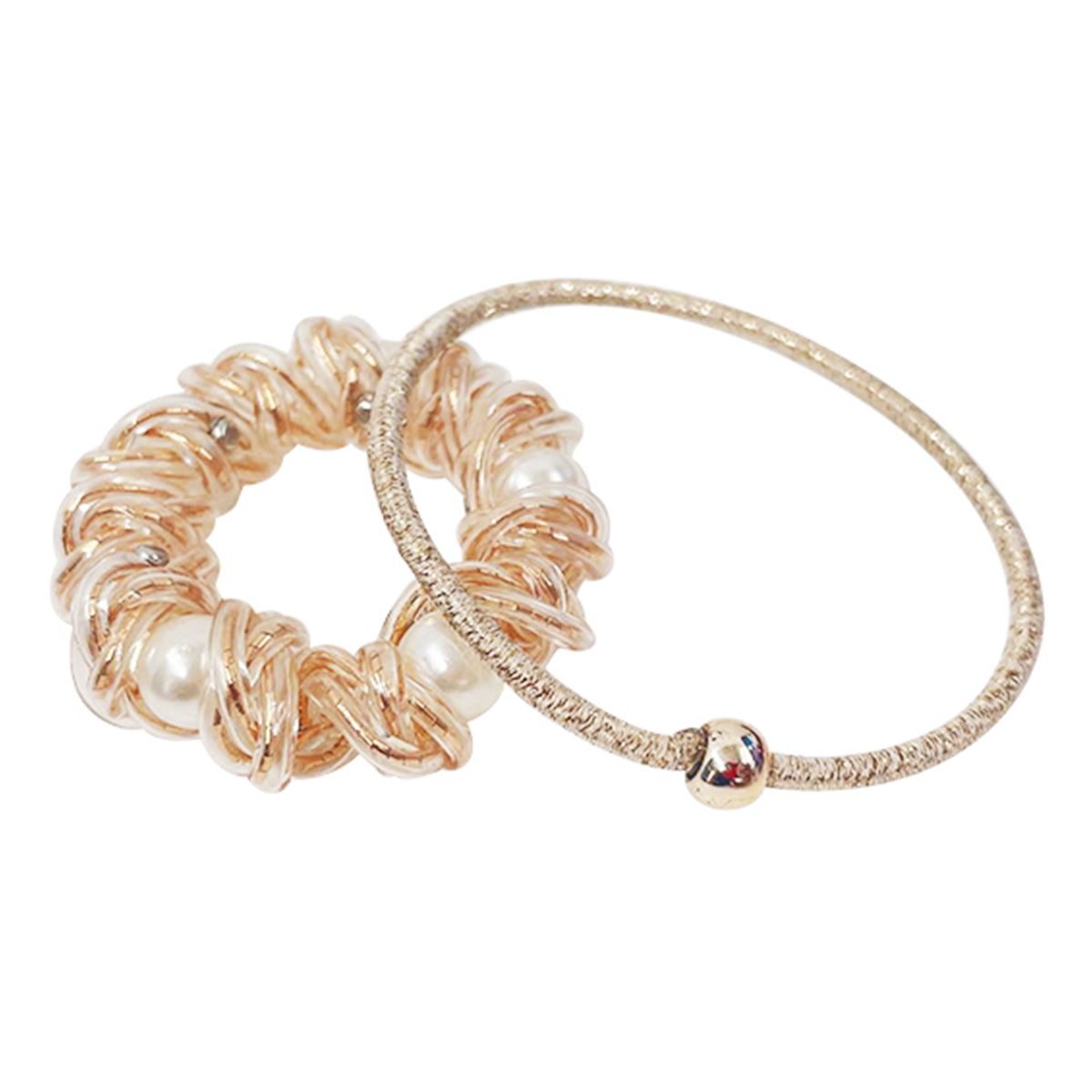 【まとめ買い】ヘアゴム 髪ゴム スプリングゴム2P 0892/358794