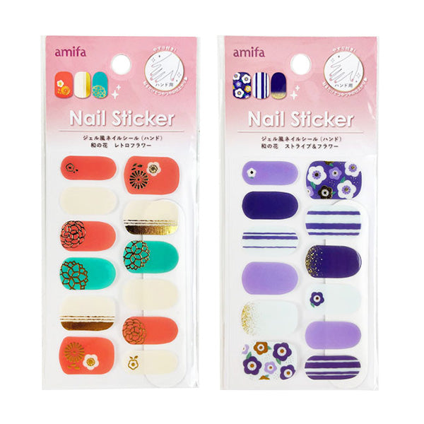 【まとめ買い】ジェル風ネイルシール/ハンド 和の花 0356/359203