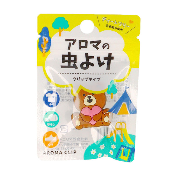 【まとめ買い】虫よけクリップ 蚊除け 虫除け 子供用 キッズくま クリップタイプ 9001/359230