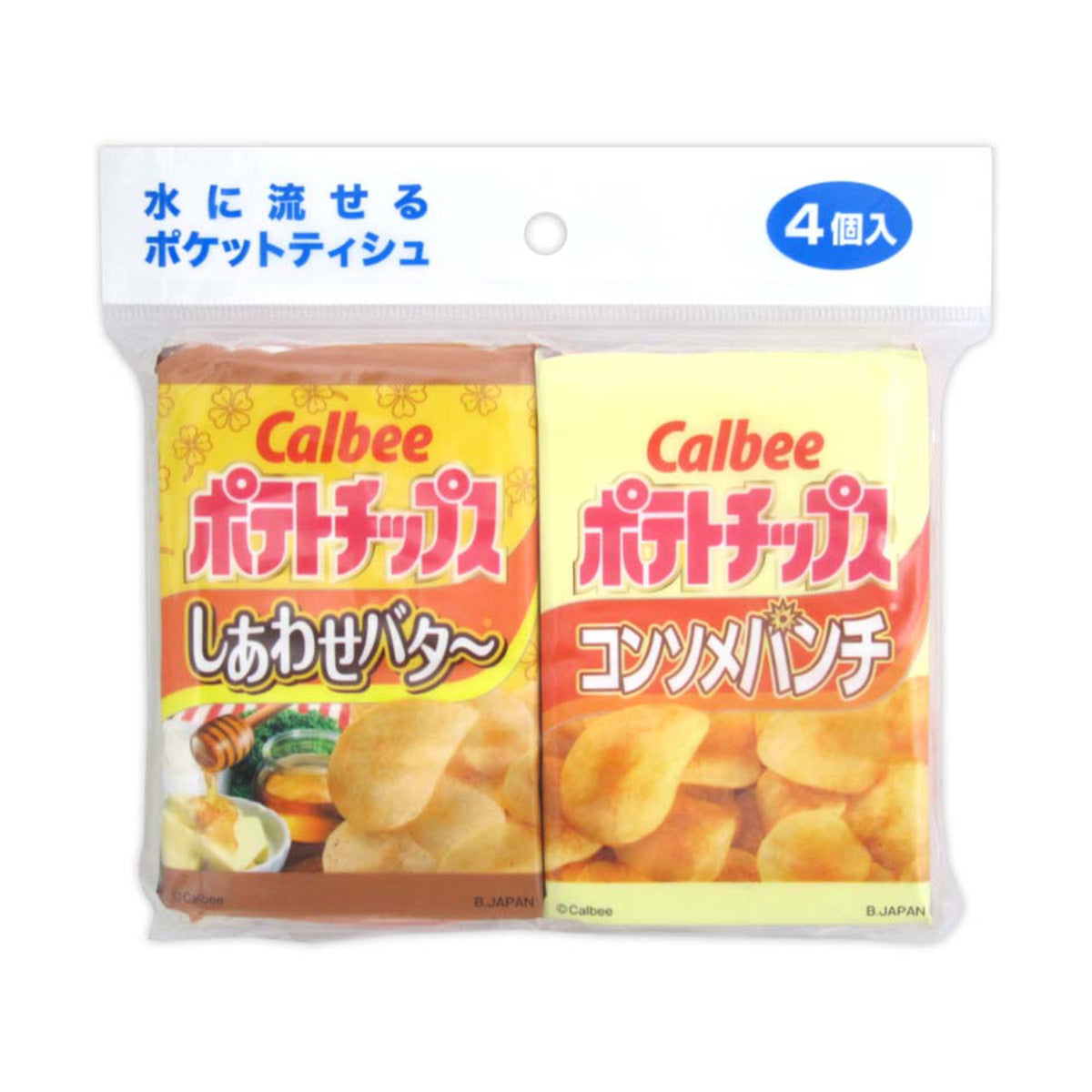 【まとめ買い】Pティッシュ カルビーポテトチップス 4P 0915/359378