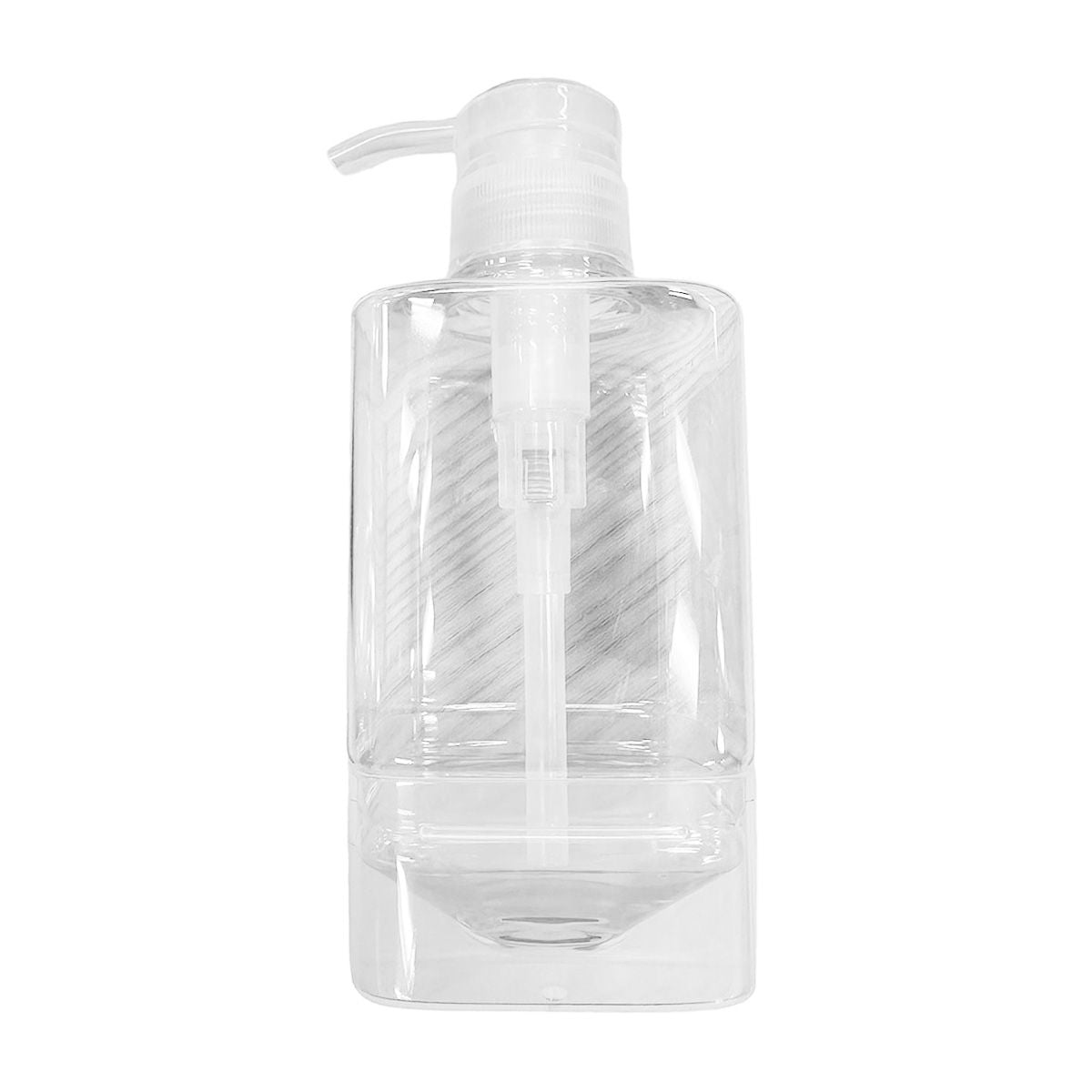 【まとめ買い】最後まで使えるエコボトル 400ml 角 クリア 9001/359698