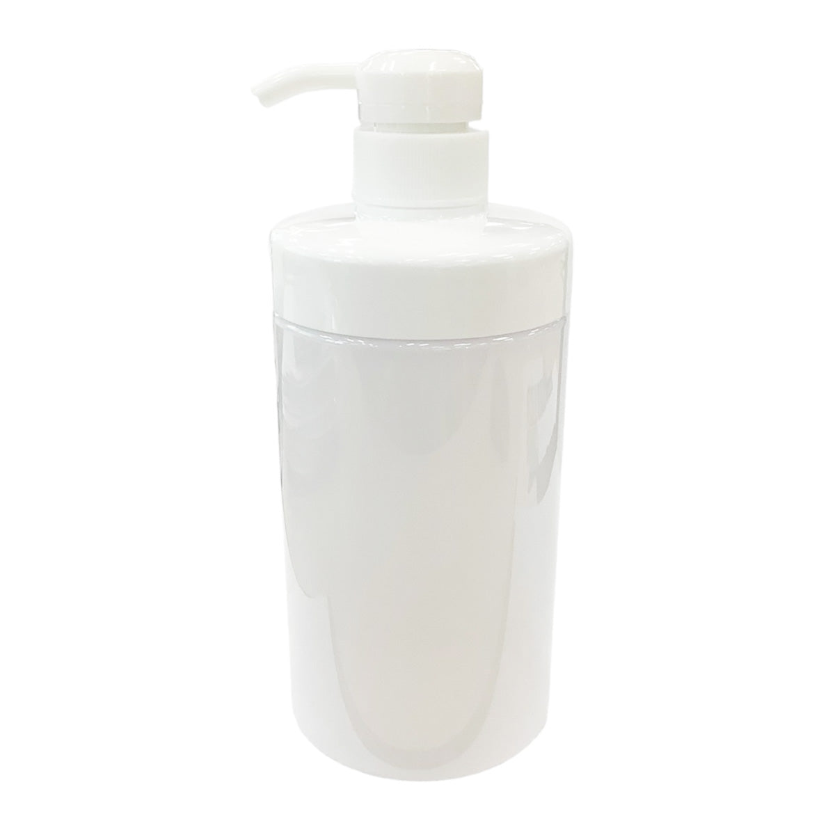 【まとめ買い】広口ポンプボトル 600ml 丸 ホワイト 9001/359700