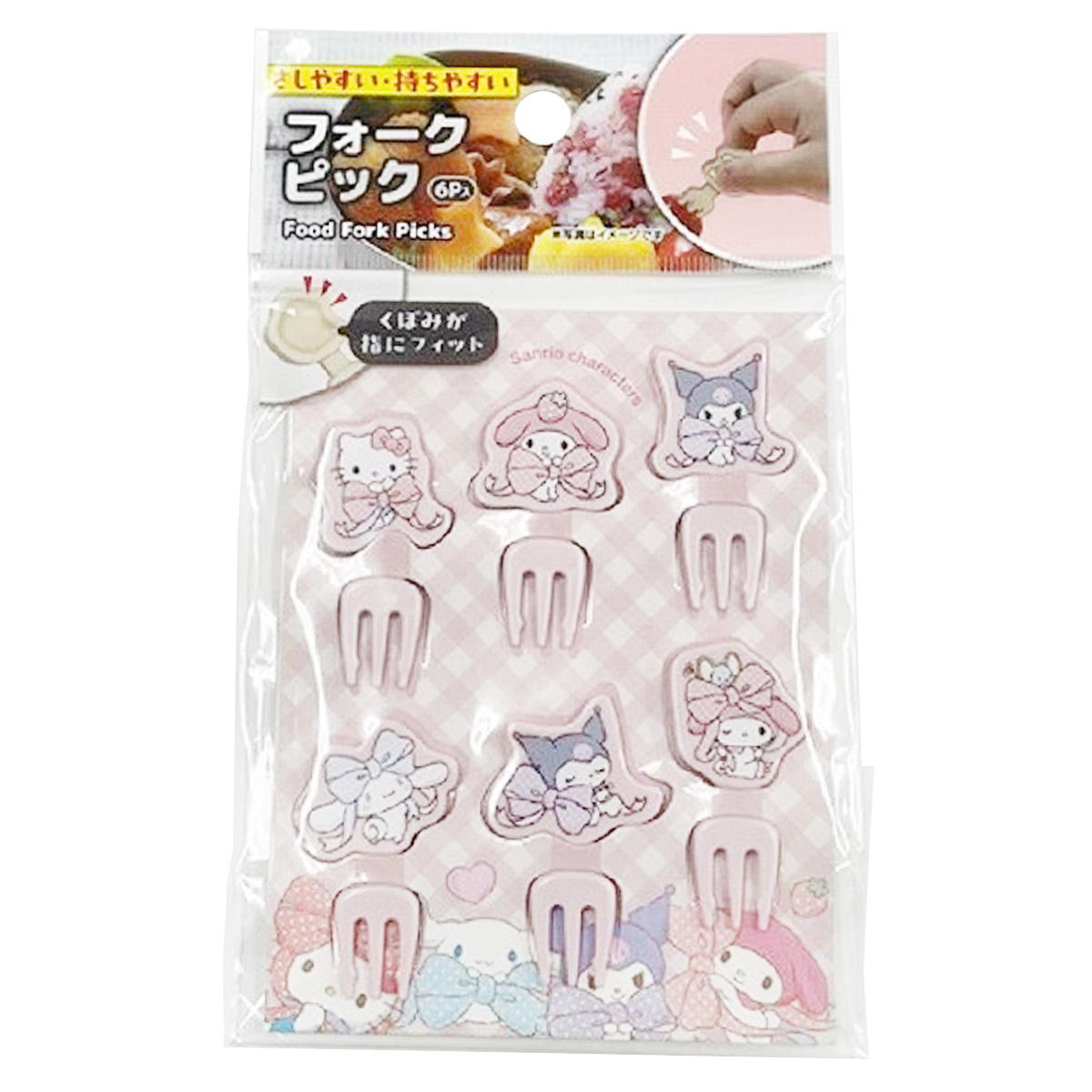 【まとめ買い】sanrio サンリオリボン フォークピックス0459/361144