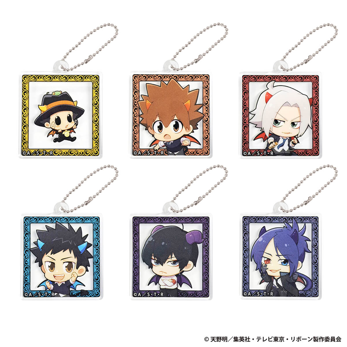 【まとめ買い】家庭教師ヒットマンリボーンアクリルキーチェーン0984/361644