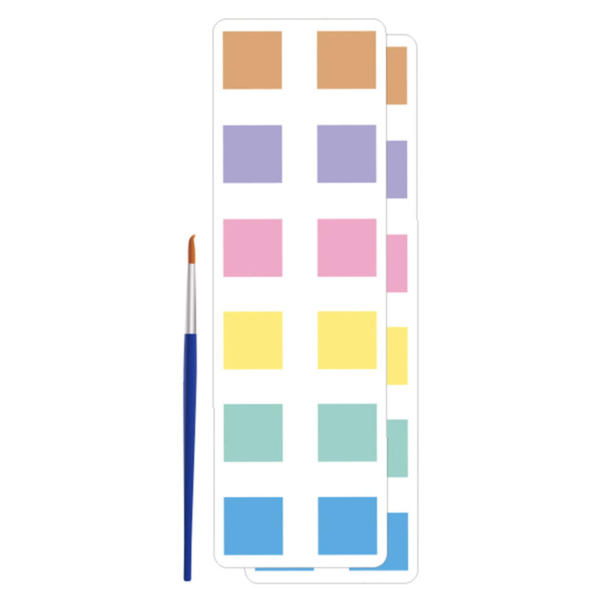 【まとめ買い】絵の具と筆付きぬりえ 4P スイートメルヘン0356/361777