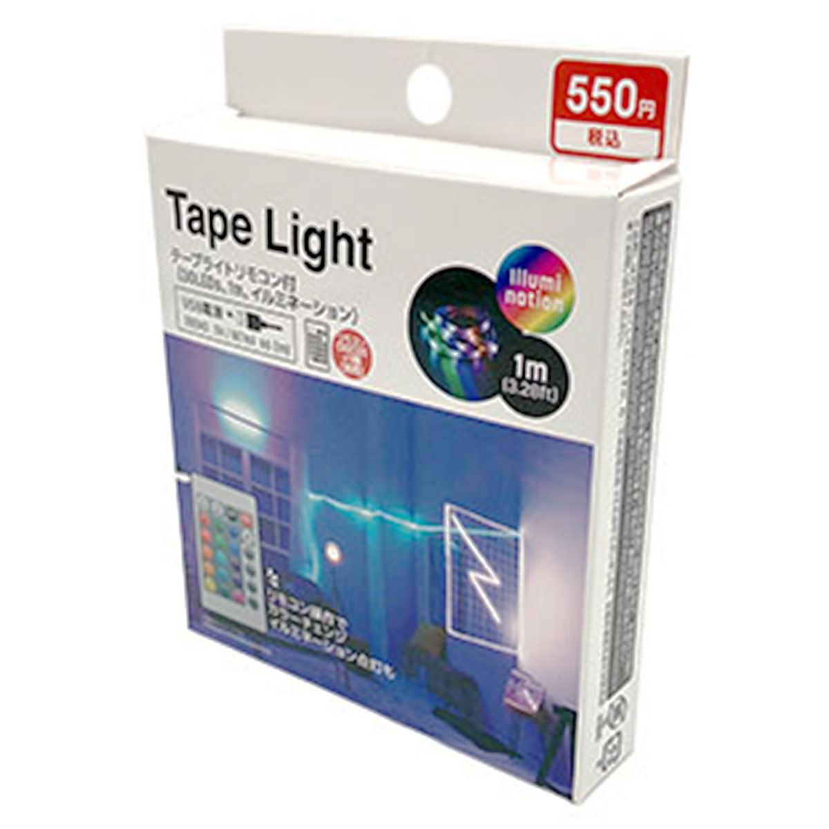 【まとめ買い】テープライト リモコン付(30L1m) 0344/362224