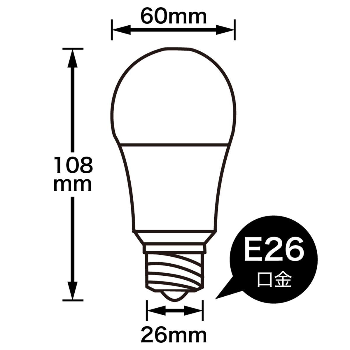 【まとめ買い】一般電球形LED40W昼白色9001/362401