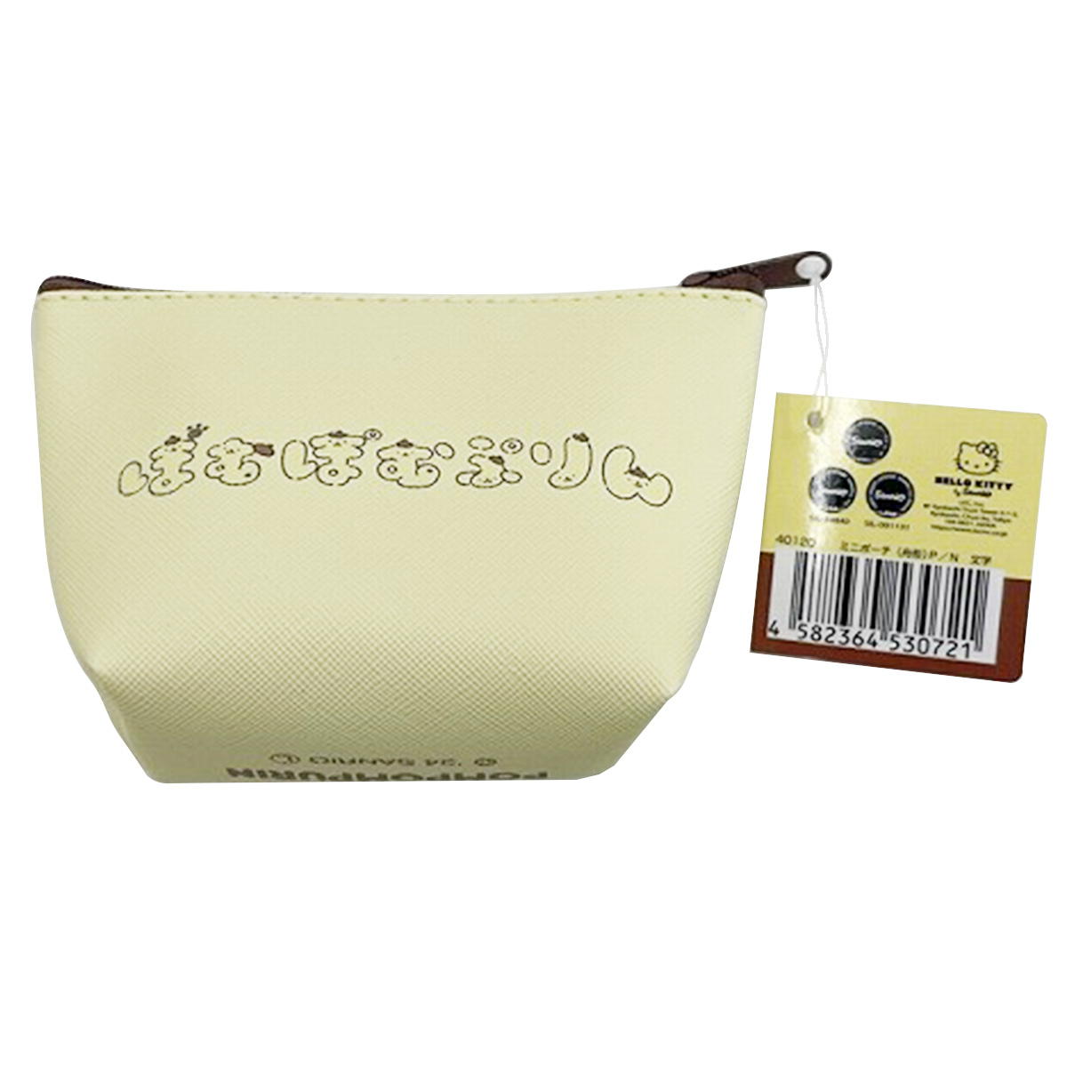 【まとめ買い】sanrio ポムポムプリン 舟形ミニポーチ 文字0459/362609