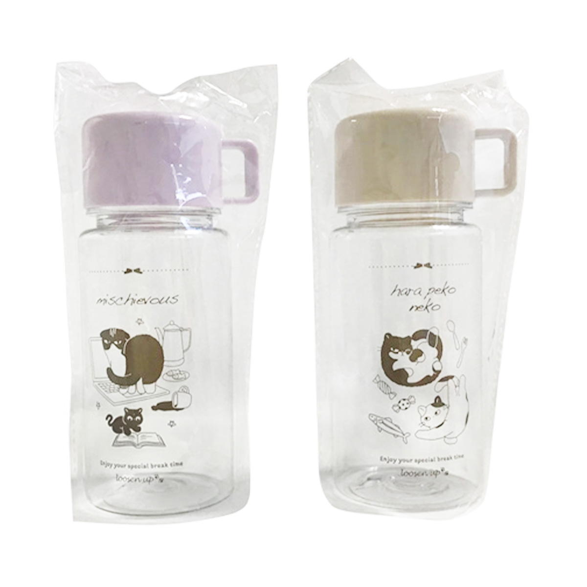 【まとめ買い】ルーズンアップ コップ付ドリンクボトル390ml0525/363257
