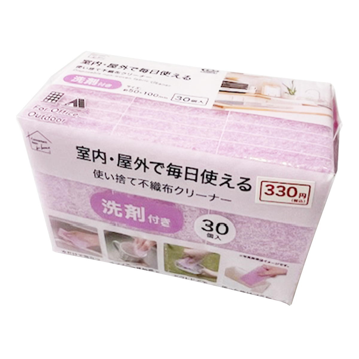 【まとめ買い】不織布クリーナー 洗剤付 30個入1583/363464