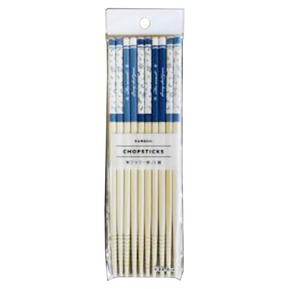 【まとめ買い】白竹箸 5膳 フラワー柄 9001/363551