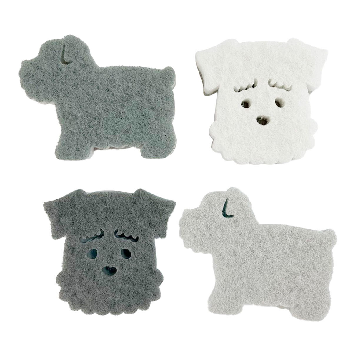 【まとめ買い】3層ダイカットスポンジ シュナウザー 1625/363590