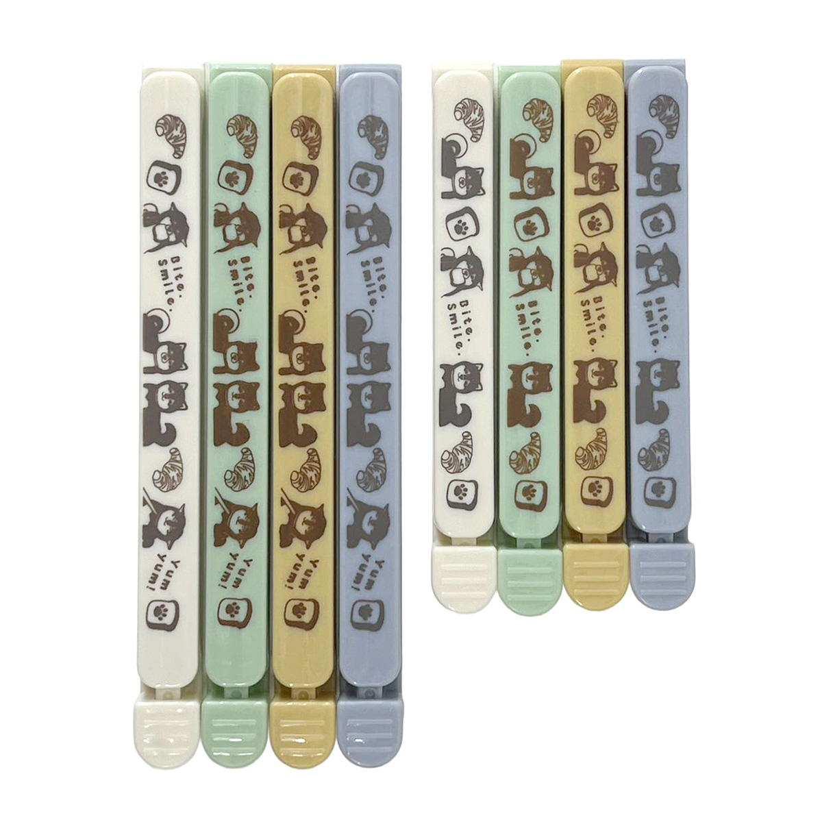 【まとめ買い】フードクリップ 8本 豆柴2 1625/363596