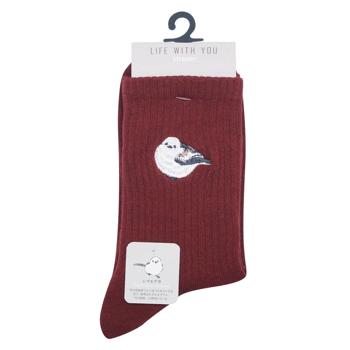 【まとめ買い】シマエナガ刺繍クルー 1905/363969