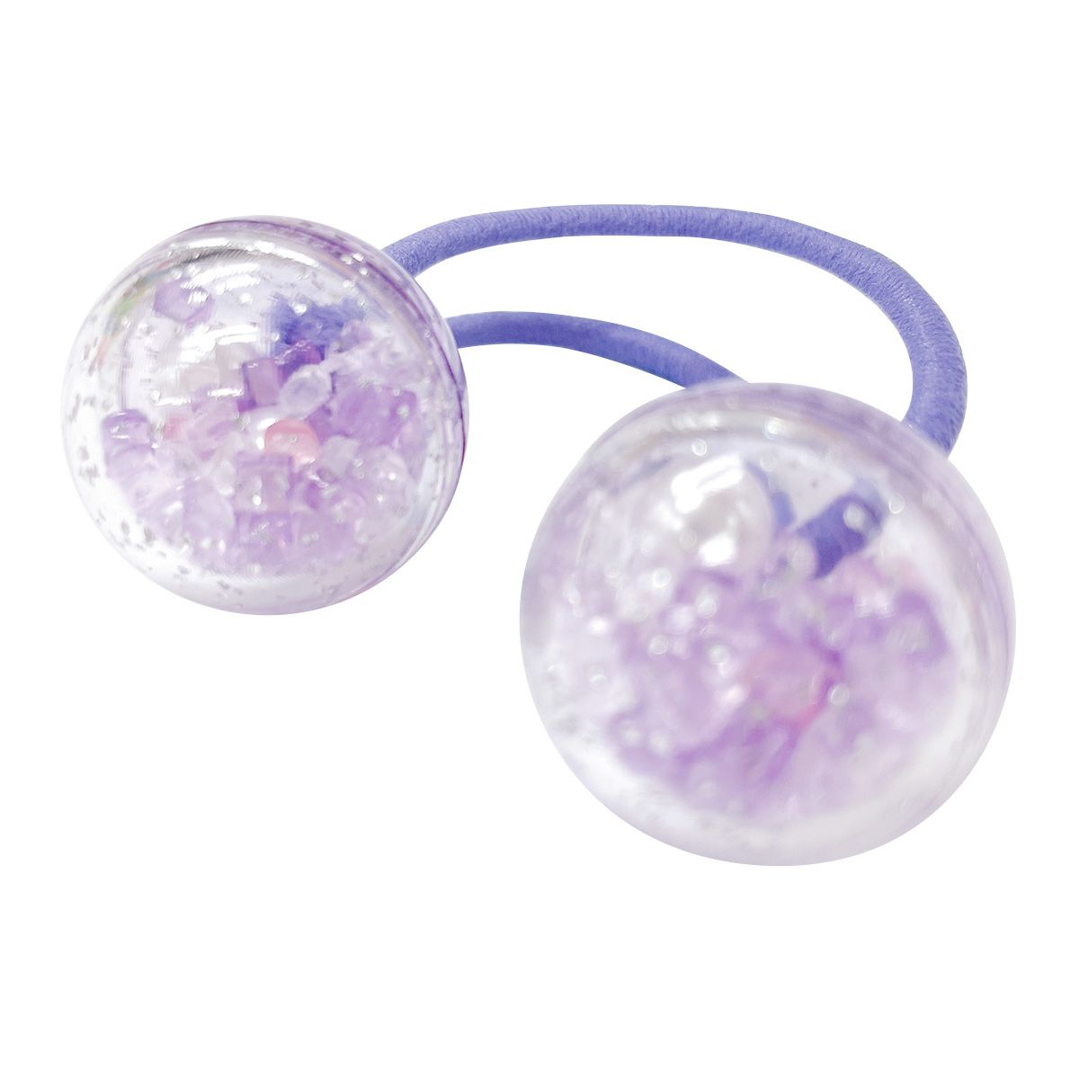 【まとめ買い】ヘアゴム キッズ用 髪ゴム ヘアポニー シャカシャカボール2個付1P 0808/364695