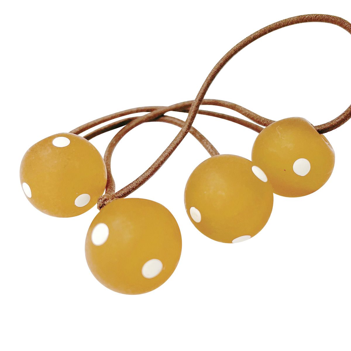 【まとめ買い】ヘアゴム キッズ用 髪ゴム ヘアポニー 水玉クリアボール2個付 2P 0808/364699