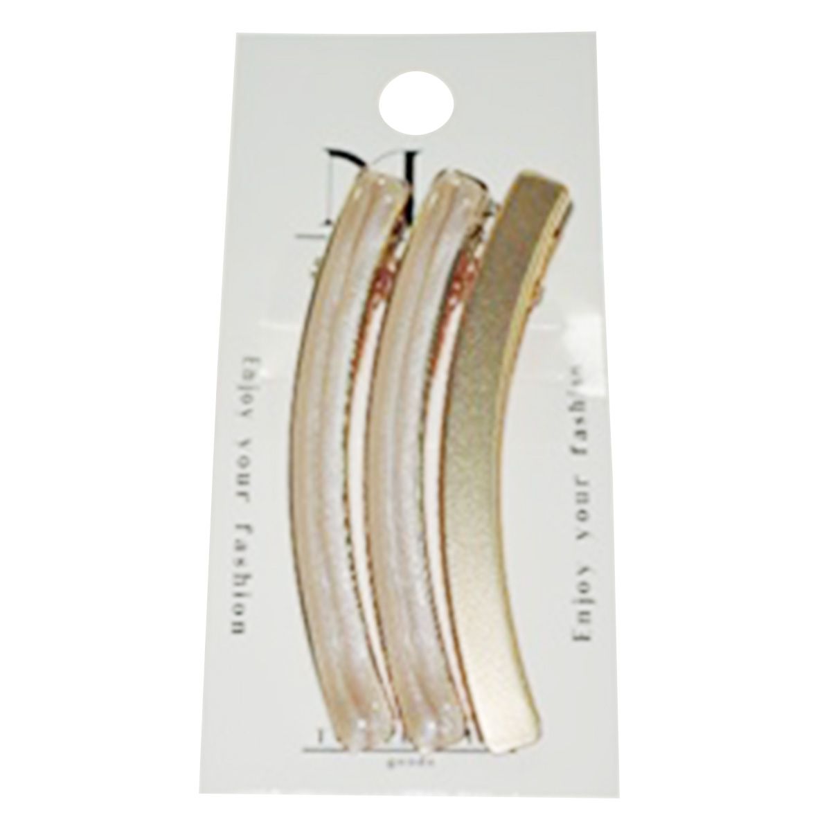 【まとめ買い】ヘアピン ヘアアクセサリー カーブ 3本セット HP-495 0533/364810