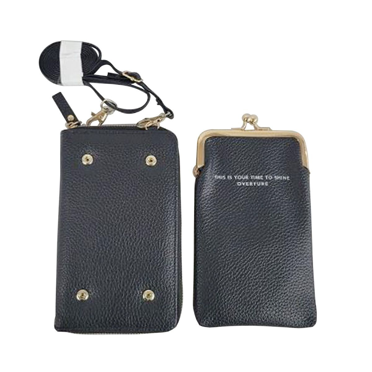 【まとめ買い】マルチポシェット ブラック 0603/365144