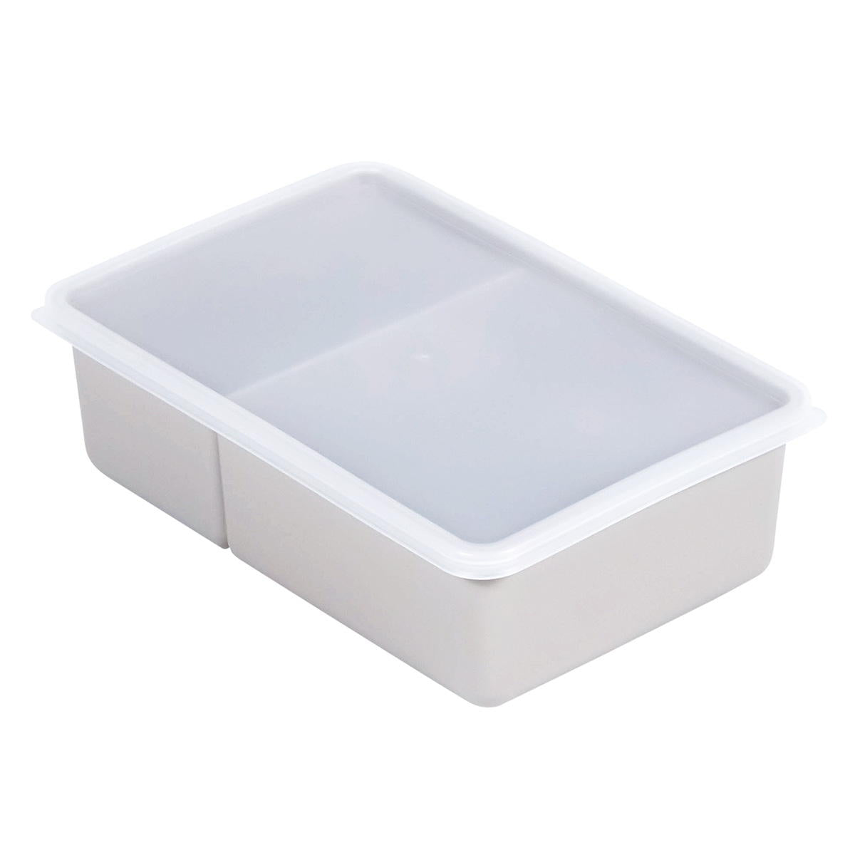 【まとめ買い】仕切り付き保存容器2 GR0775/366398