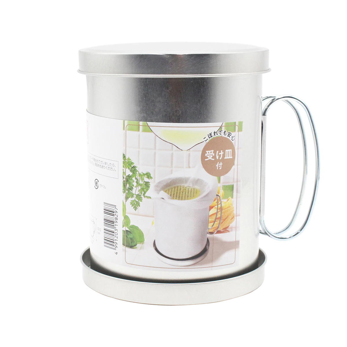 まとめ買い】オイルポット700ml 受け皿付 0330/366422 | ワッツ