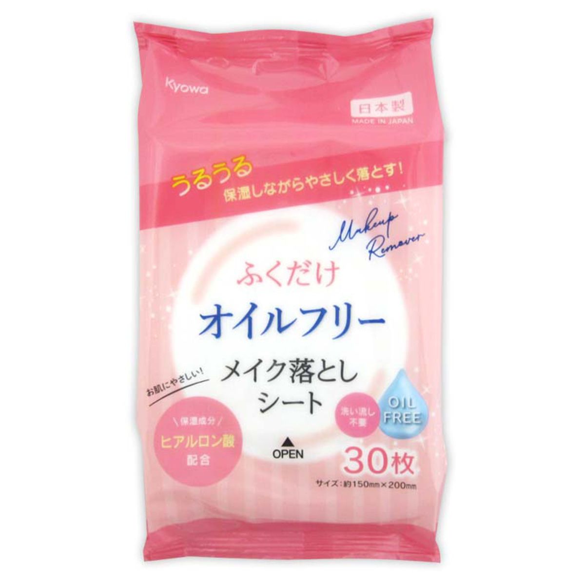 【まとめ買い】ふくだけメイク落としオイルフリーヒアルロン酸30枚 0915/366470