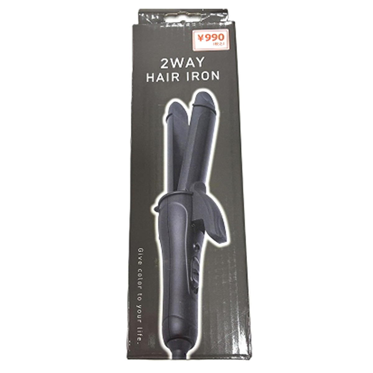 【まとめ買い】2WAYヘアアイロン ブラック 1635/366670