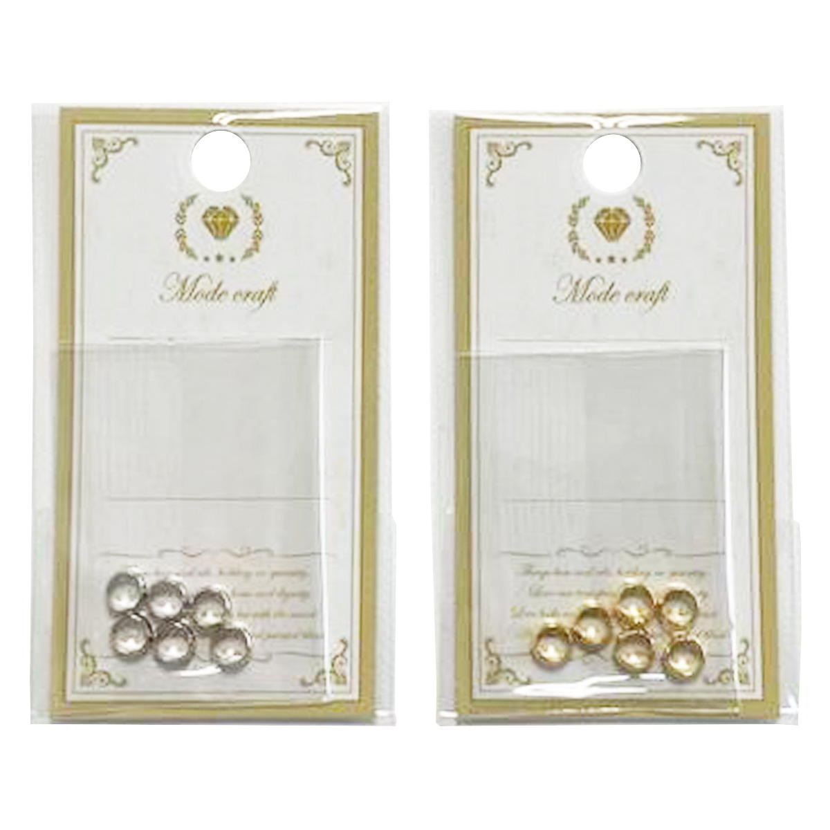 【まとめ買い】シェリ ビーズフレームリング6mm 0890/367599