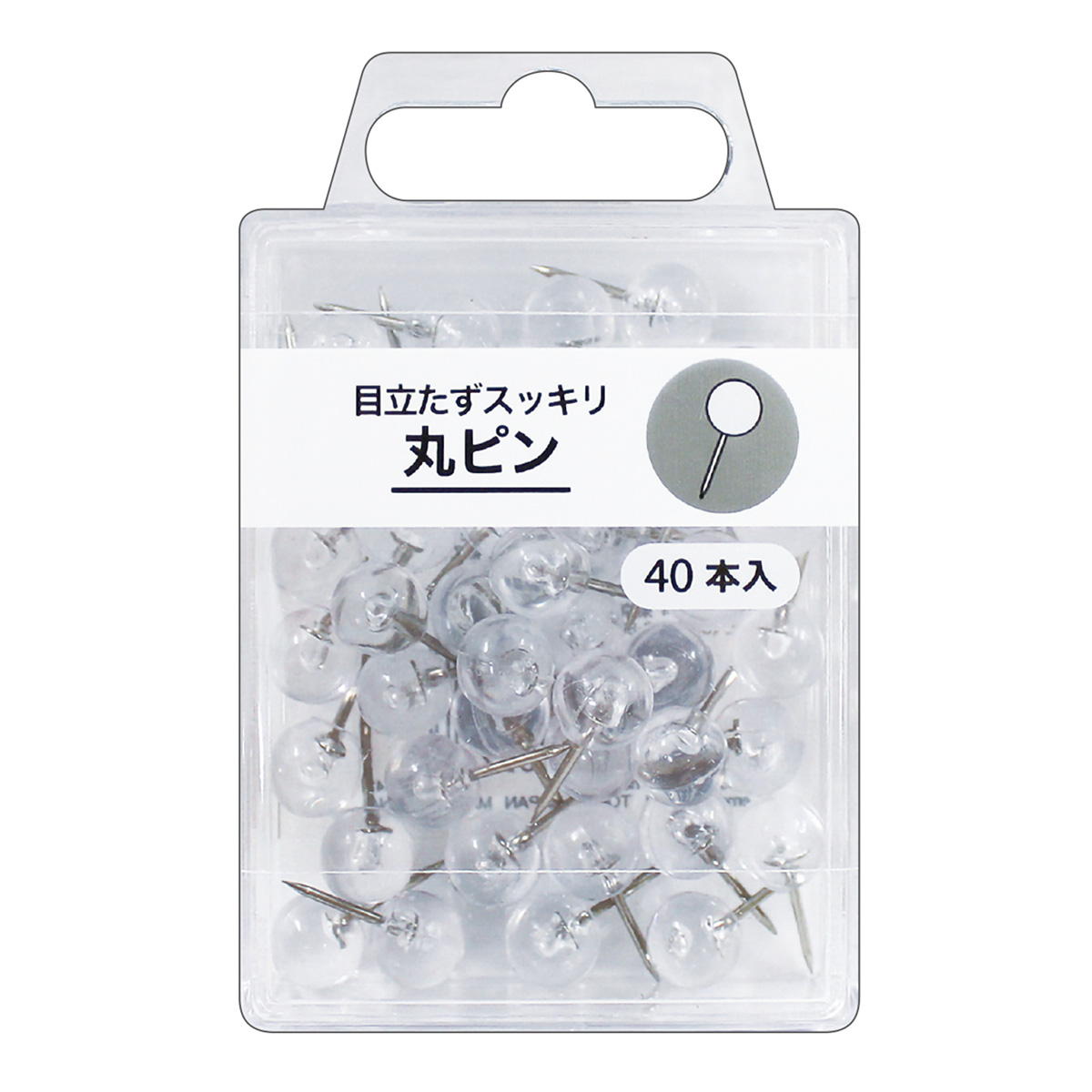 【まとめ買い】丸ピン クリア0931/367909