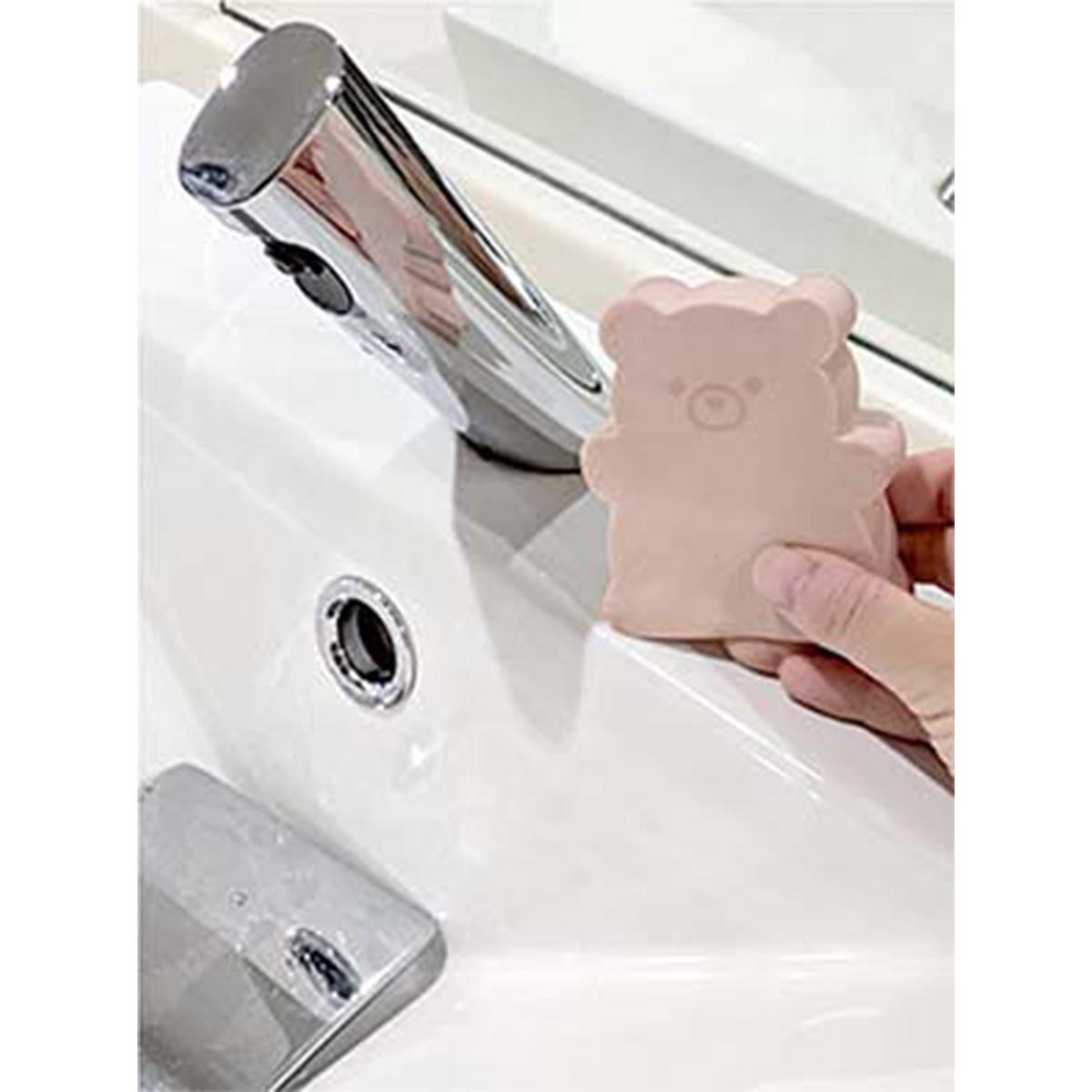 【まとめ買い】PVA吸水スポンジ クマ形0510/368053