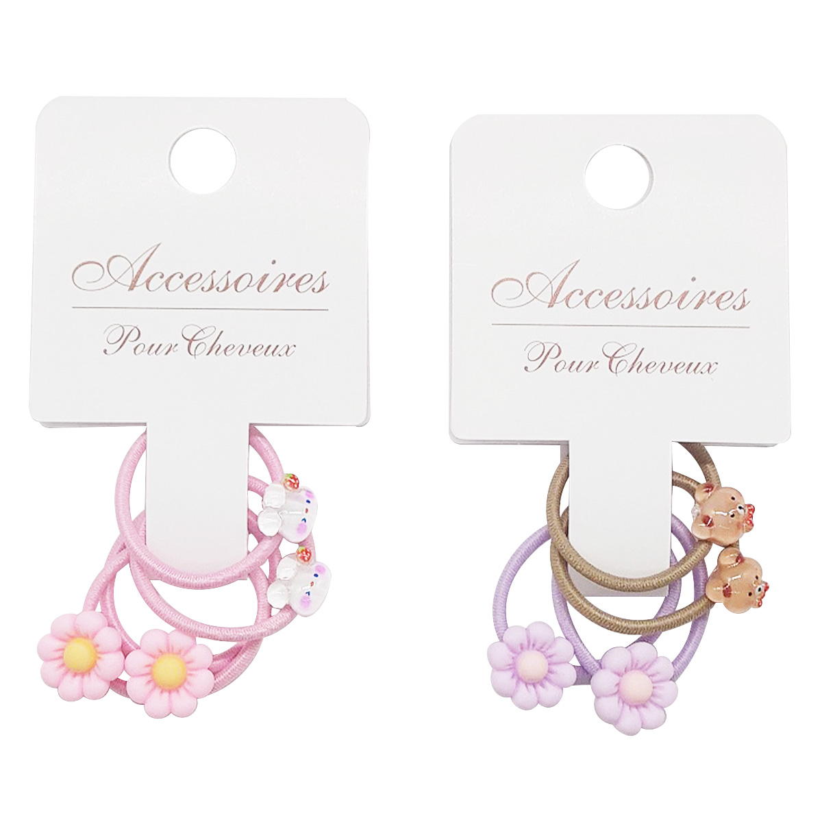 【まとめ買い】キッズポニー4P アニマルフラワー9001/368514