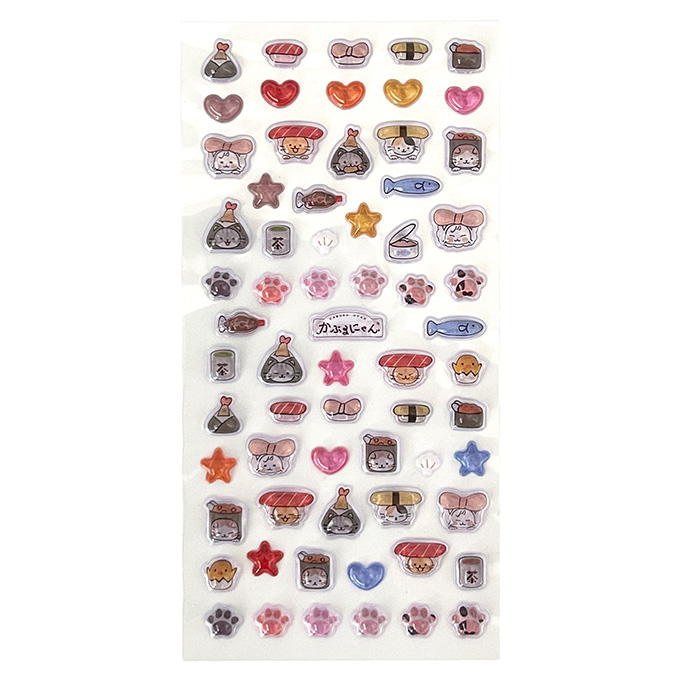 【まとめ買い】かぶるにゃん3D立体シール 1523/368969