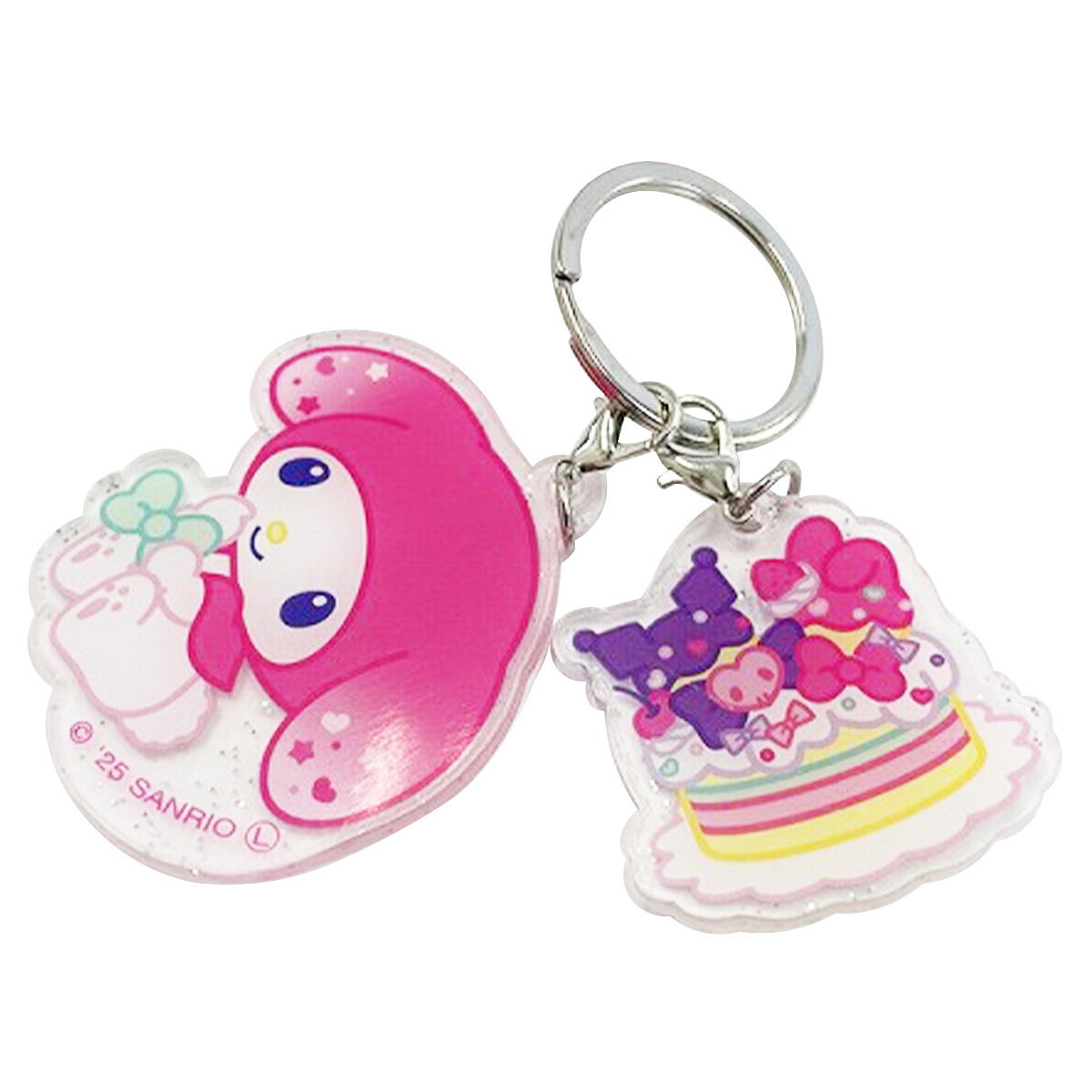 【まとめ買い】sanrio 2連アクリルキーホルダーMUバースデーマイメロディ 0459/370006