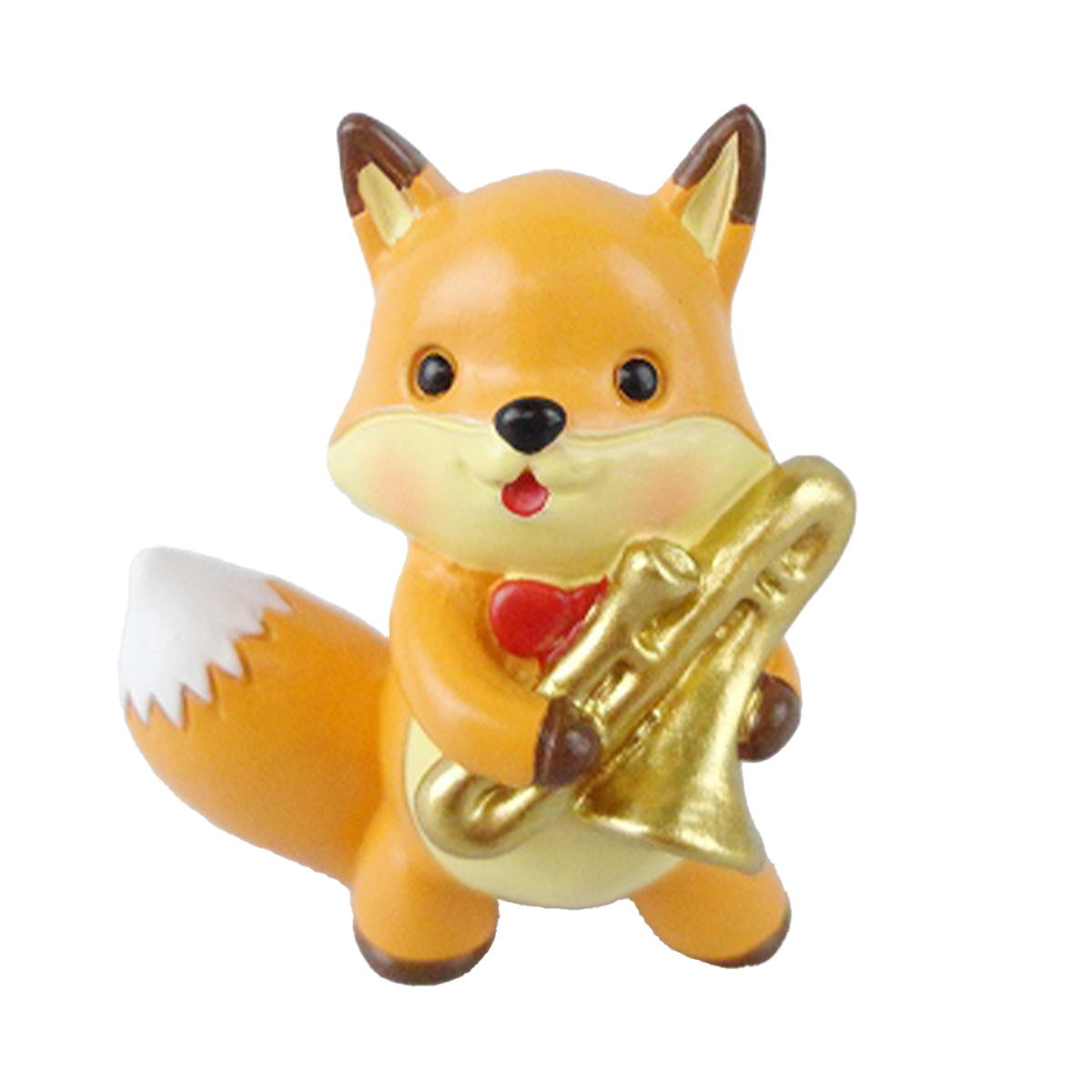 まとめ買い】音楽隊レジンオブジェきつね 0603/370488 | ワッツ