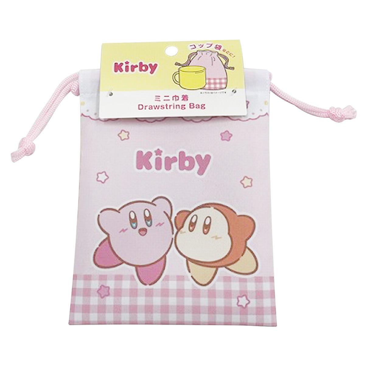 【まとめ買い】星のカービィ ミニ巾着 チェック 0459/370662