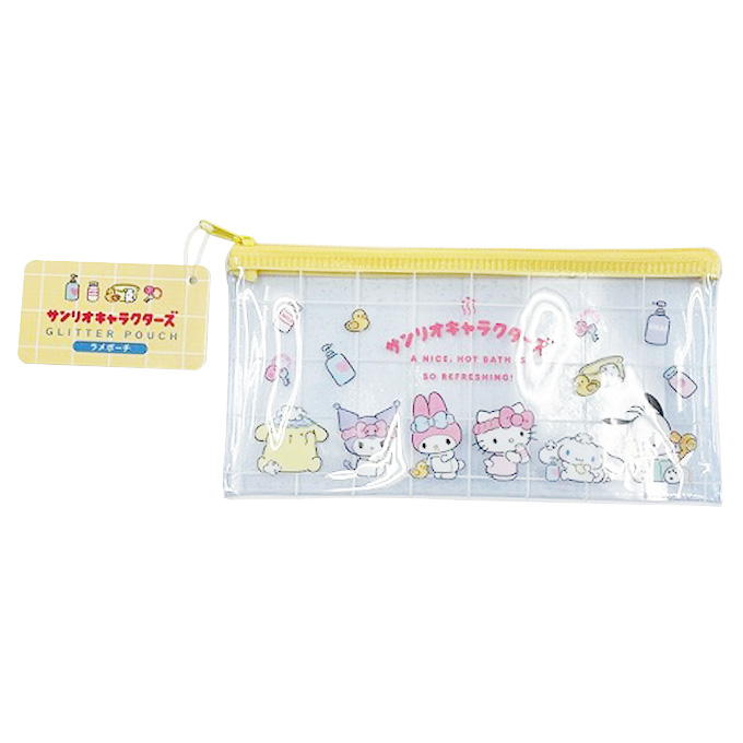 【まとめ買い】sanrio ミックス ラメポーチ サンリオ湯 0459/370731