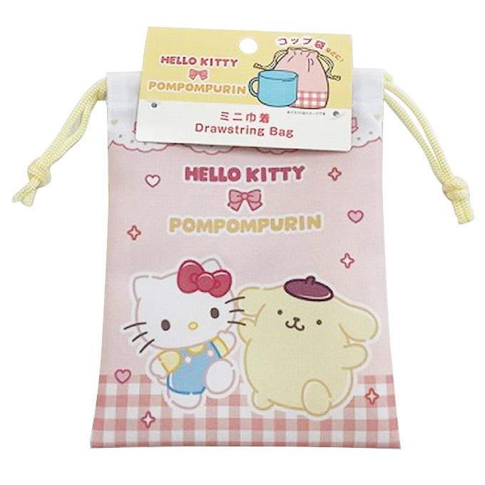 【まとめ買い】sanrio キティプリンミニ巾着ギンガムチェック 0459/370889