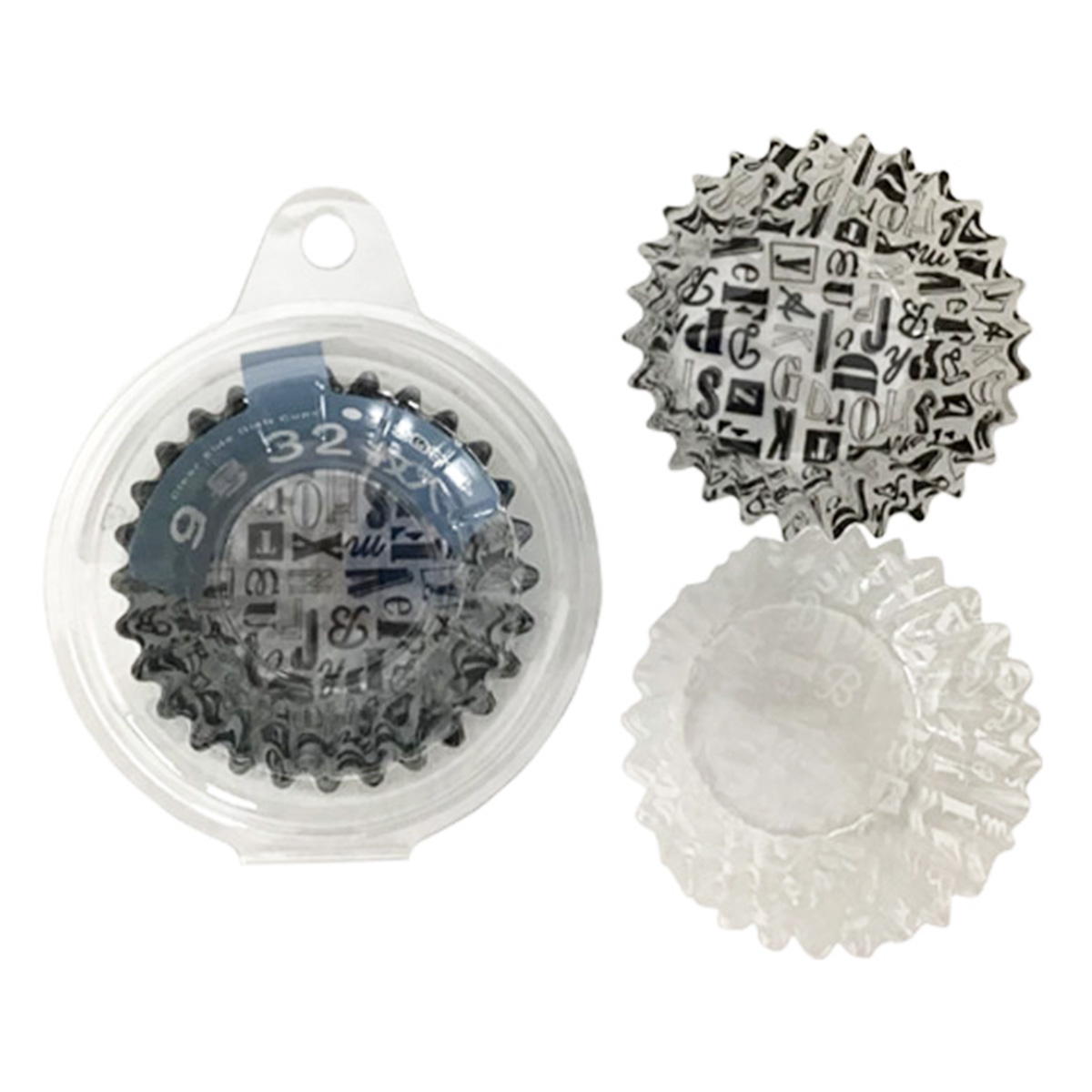 【まとめ買い】クリアおかずカップ 9号32P アルファベット 0525/370946