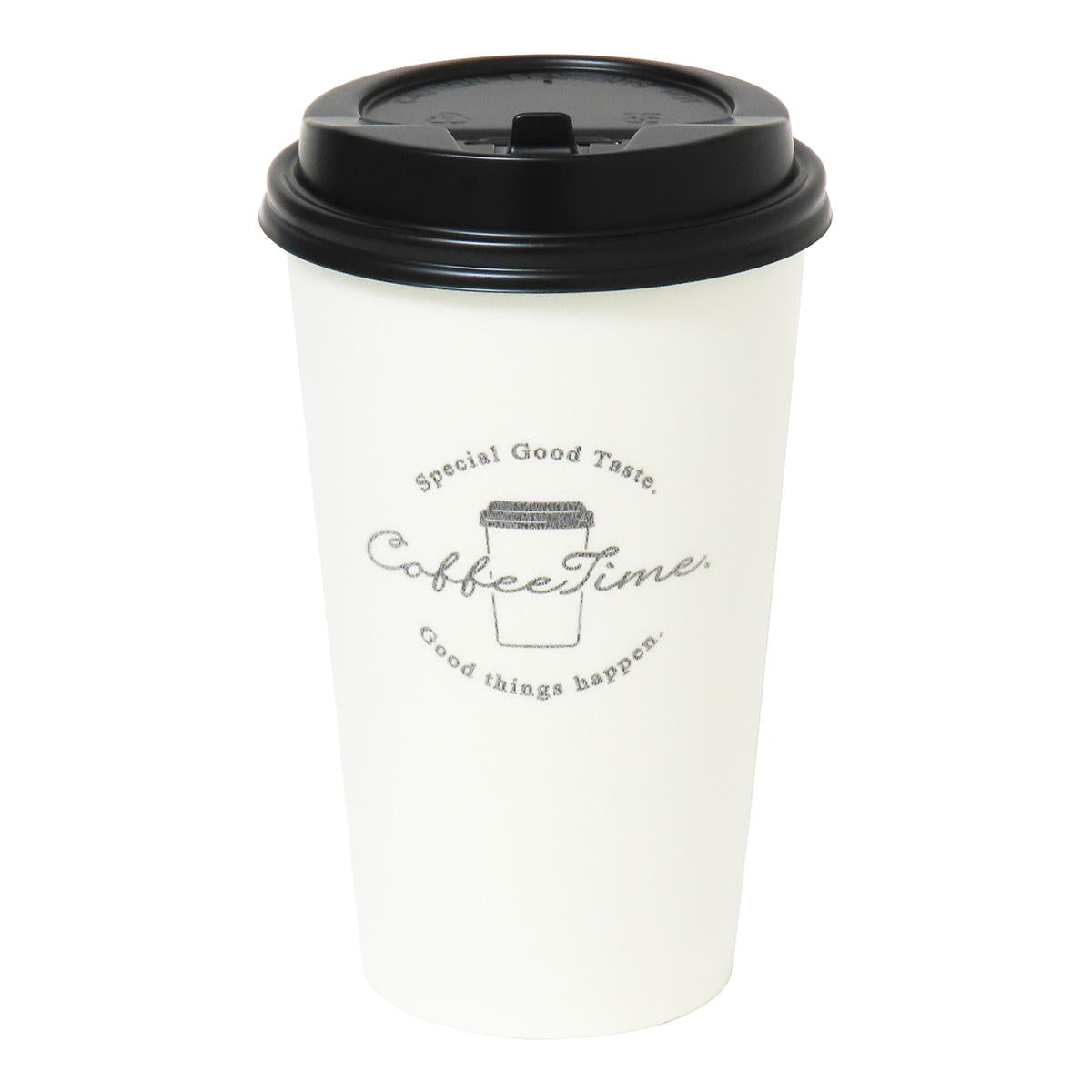 【まとめ買い】フタ付き断熱カップ テイクアウトカフェ柄 540ml0490/371138