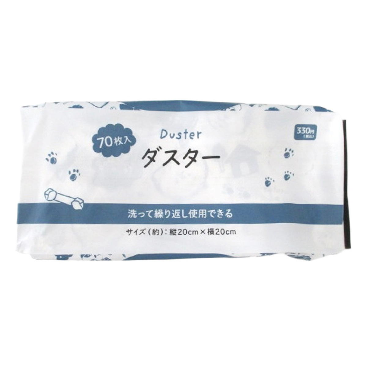 【まとめ買い】ダスター 70枚 いぬ柄 0834/371283