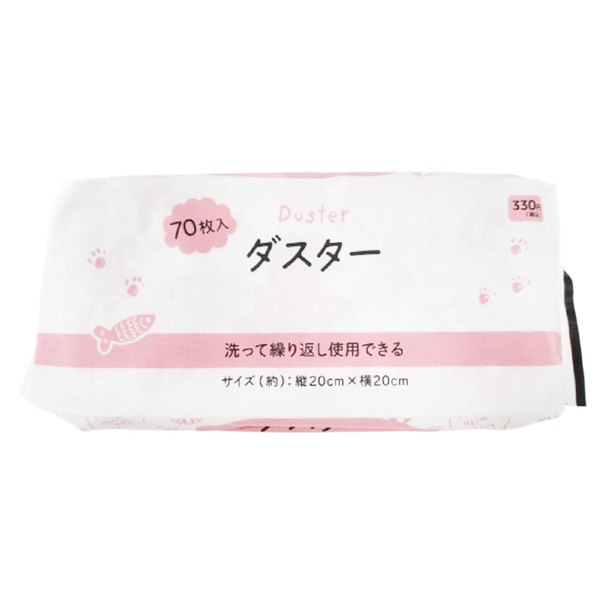 【まとめ買い】ダスター 70枚 ねこ柄 0834/371284