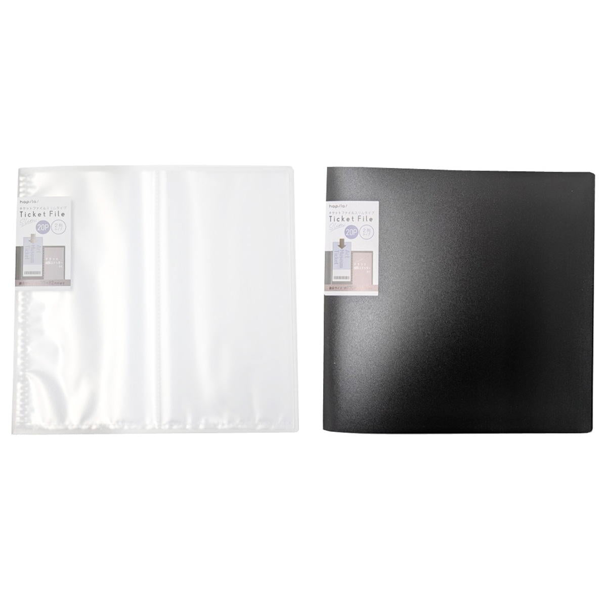 【まとめ買い】チケットファイル スリムタイプ 20P 9001/371306