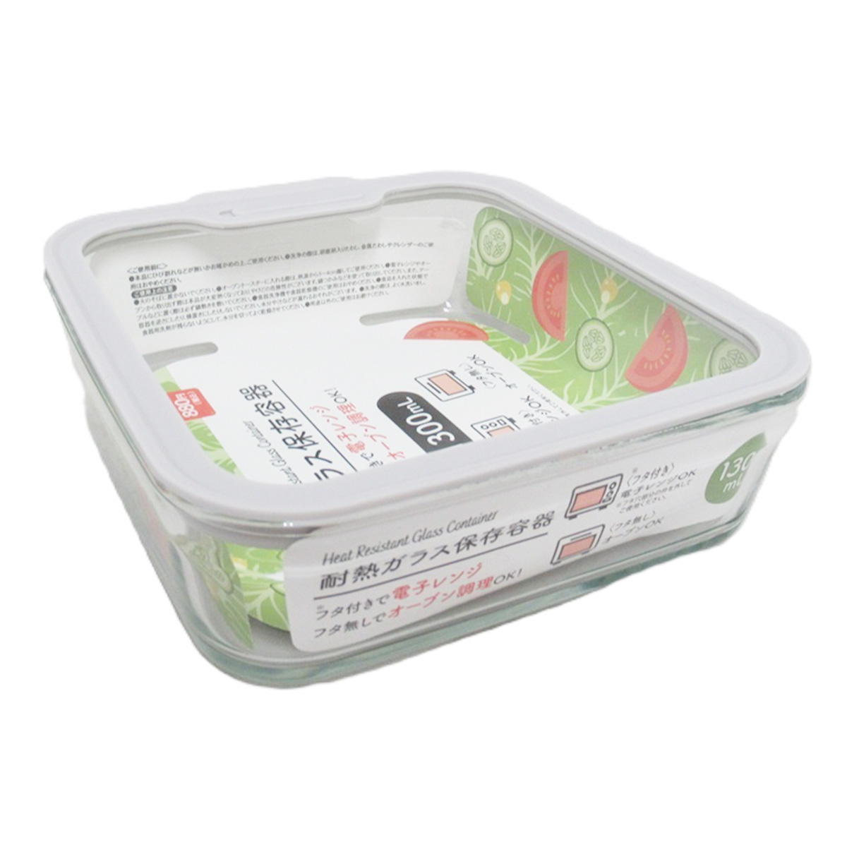 【まとめ買い】耐熱ガラス容器 1300ml 0834/371363