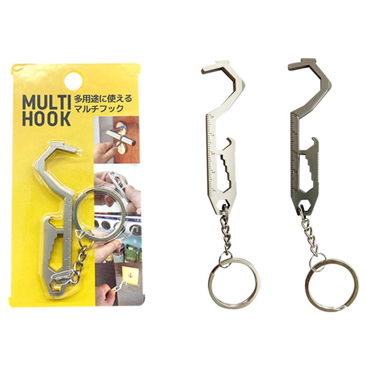【まとめ買い】マルチフックキーホルダー 0344/371417
