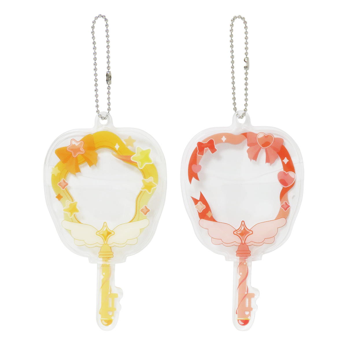 【まとめ買い】缶バッジカバー 魔法のステッキ柄YE・RD 0490/371433